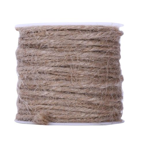  Simhoa 3 Pieces Burlap String Roll Wedding Gift Wrap Decorative  String 262.5 Feet 2mm Hemp Cord Jute Rope String for Butcher Twine Plant  Hanging : Office Products