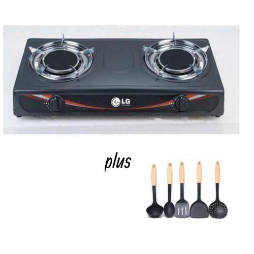 LG  Non stick Gas cooker plus cooking spoon set __ Automatic