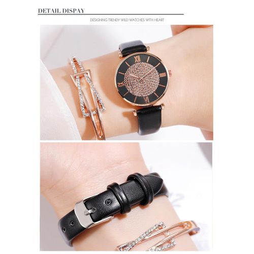 Details of Luxury Bracelet Watches Women Fashion Quartz Clock Ladies