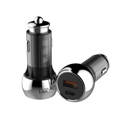 product_image_name-Ldnio-C1 38W Car Charger Quick Charge 3.0 & PD Fast-2