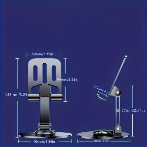 product_image_name-Generic-Metal Folding Retractable Mobile Phone Tablet Stand-4