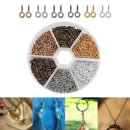 Small Iron Screw Eye,eye hook,Eye screw Bails,Clasps Hook Eyelets,Eye Hook  Pins,eye bail pegs for jewelry making DIY 17*9mm