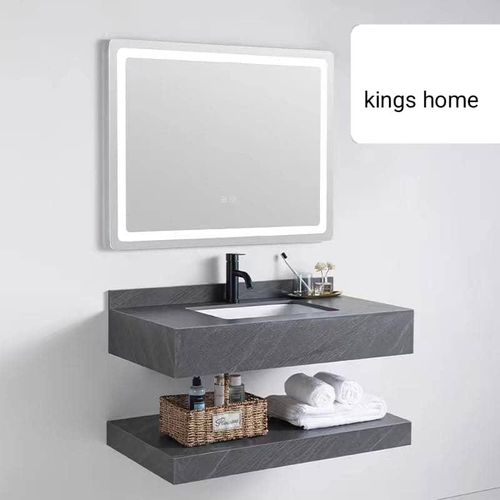 product_image_name-Generic-Modern Bathroom Cabinet Mirrored 80cm-2