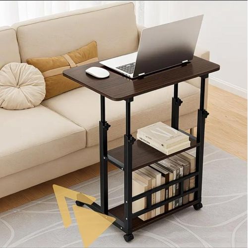 Generic Home Sofa Table, Height-Adjustable Desk - Strong Load-Bearing, Multi-Layer Storage Design, Scratch-Resistant, Easy to Install - Side Table, Office Desk, Storage Table, Entryway Table, Study Desk, Reading Table, Desk