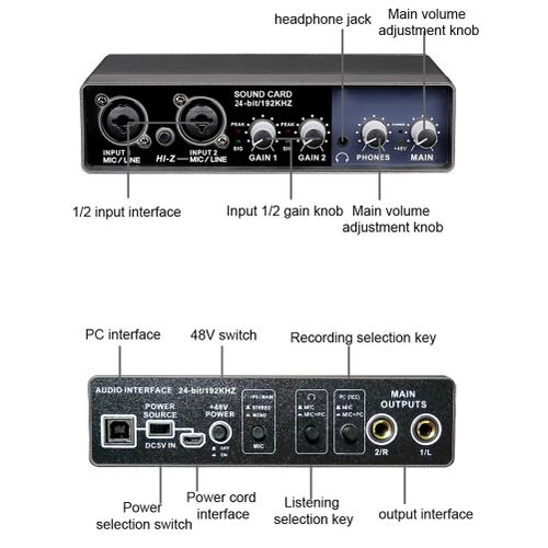 Microphone externe HEL DOLFIN L, Audio