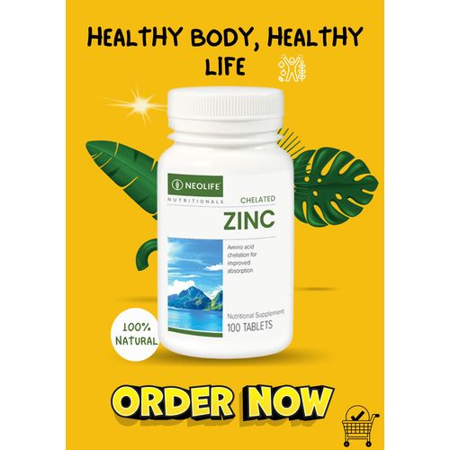 product_image_name-Wellness-Chelated Zinc - 100 Tablets (Single)-1