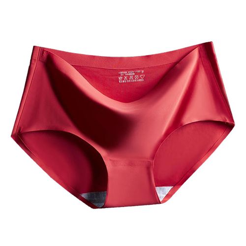 Generic Mid Rise Underwear Women No Show Sexy Red