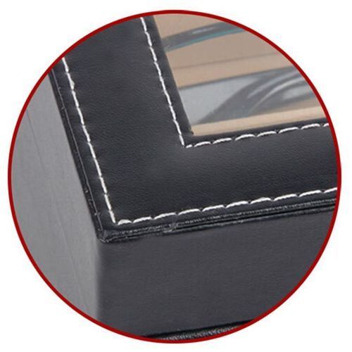 product_image_name-Fashion-8 Slot Leather Eyeglass Case Storage Box Organizer-5