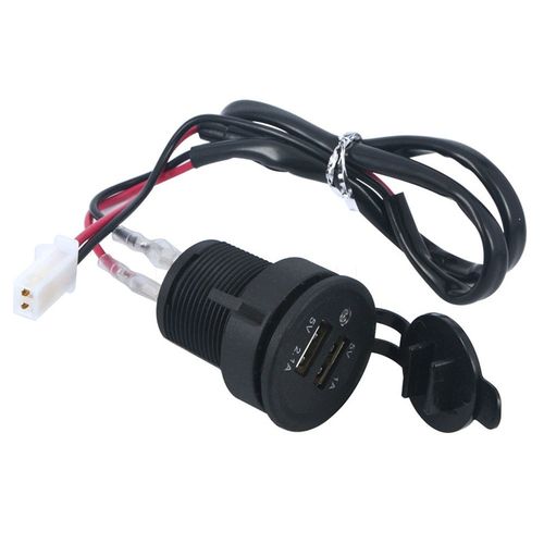 Generic DC 12V Dual USB Car Charger Motorcycle Car Socket Charger