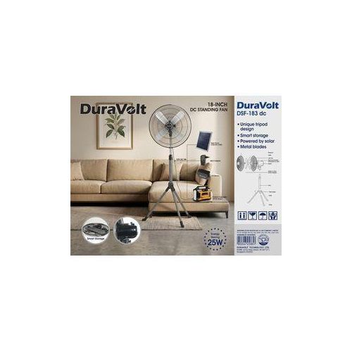 Duravolt  18-Inch DC Standing Fan (DSF-183 DC) – Powerful Inverter-Compatible Cooling Solution - image 2