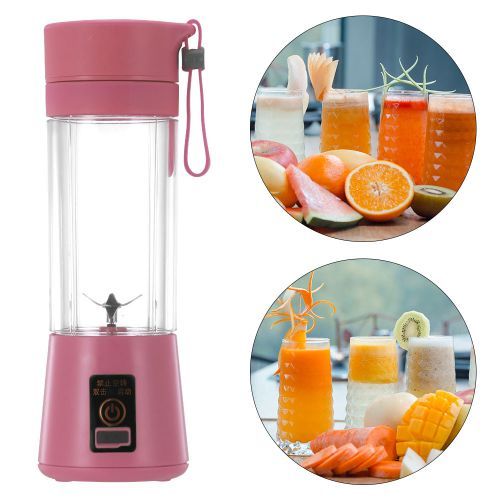Portable Small Electric Juicer Stainless Steel Blade Cup Fruit Smoothie  Blender