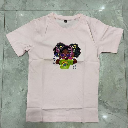 product_image_name-Fashion-Girls’ Music-Lover Rainbow Graphic T-Shirt-2