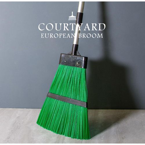 Generic Outdoor Broom with Long Extendable Handle Heavy Duty Angle Broom for Garden Compound and Courtyard Sweeping - image 6