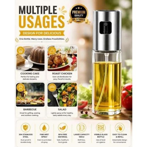 Generic 3 X 100ml Oil spray Bottle - image 2