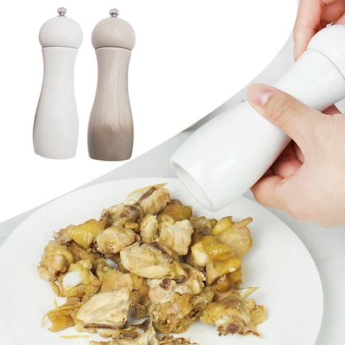 Salt and Pepper Grinder Set - Refillable Salt & Peppercorn Shakers