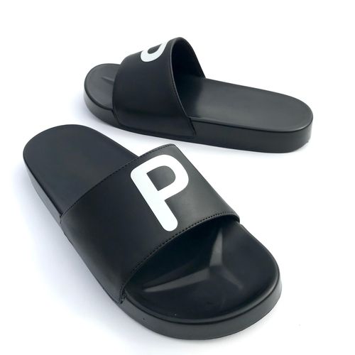 Fashion (Keep Pushing) Summer Slides Slippers / BLACK - image 3