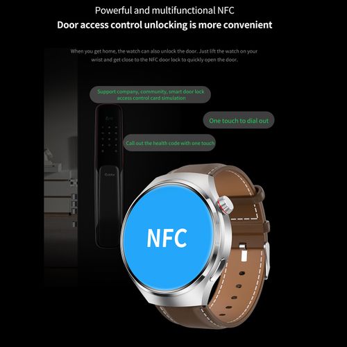 product_image_name-Generic-2023 New NFC Smart Watch Men GT4 Pro AMOLED HD Screen Heart Rate Bluetooth Call IP68 Waterproof GPS SmartWatch For HUAWEI Xiaomi-2
