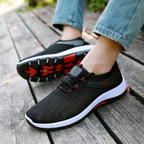 Fashion Men's Breathable Sports Shoes / Sneakers - Black | Jumia Nigeria