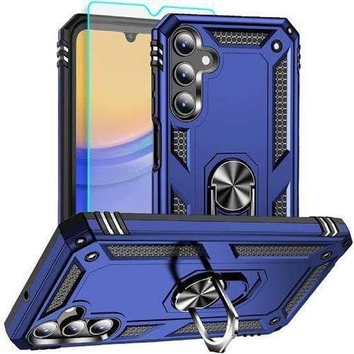 Generic Samsung Galaxy A17 5G Rugged Armor Protection Case With Ring Holder Stand - image 2