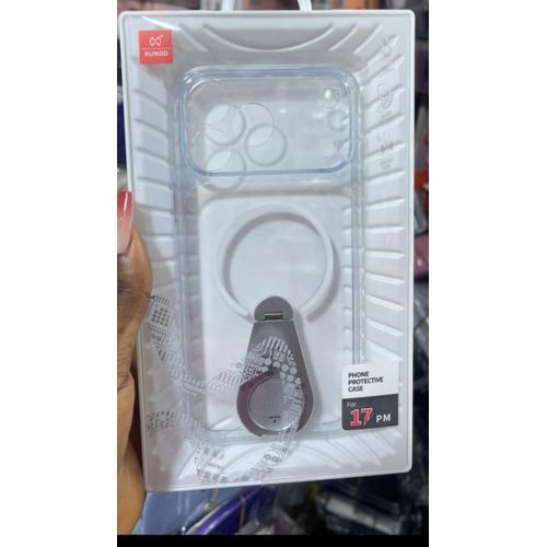 Generic IPhone 17 pro transparent XUNND case with magnetic holder  stand
