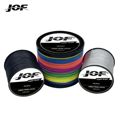 Generic Jof Braided Fishing Line 4 Strands Fluorescent 300m 500m 1000m Cord  Linha Multifilamento For Fishingdiameter Rangemm:0.11-0.5