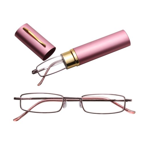 Generic Reading Glasses Metal Spring Foot Portable Presbyopic Glasses ...