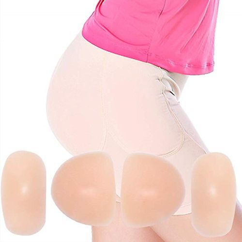 Fashion (Beige)Women Boyshort Silicone Padded Pants For Women Hip Enhancer  Shapewear Knickers Ocks Tummy Control Padded Panties BEA
