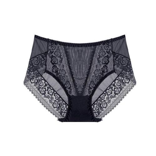 Cheap Sexy Mid-Waist Thong Women Lingerie High Quality Lace