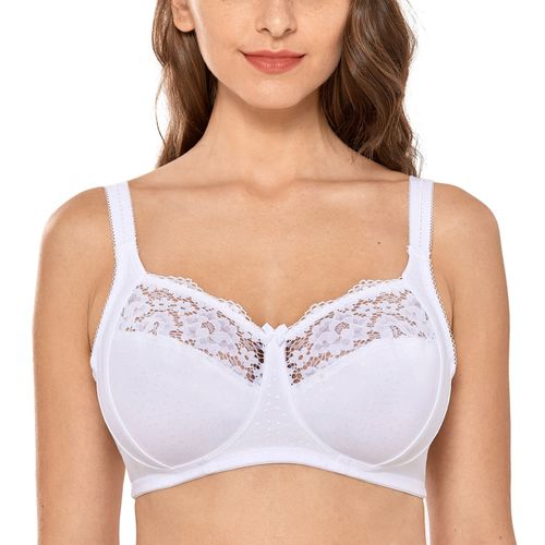 Cotton On Body - White Lace Padded Underwire Bralette on Designer