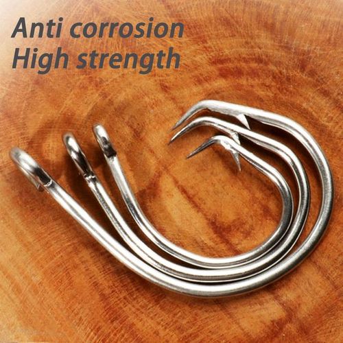 Generic Big Fishhook 5/0-16/0 Giant Tuna Shark Fish Hook Steel