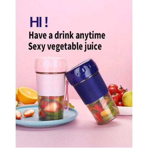 USB Rechargeable 300ML Portable Fruit Juicer Mixer Vegetable