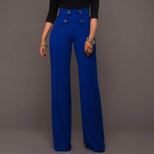 29 High Waisted Flared Work Pants