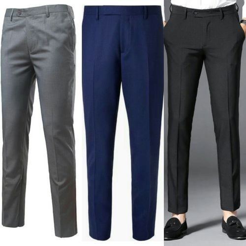 Fashion 3 In 1 Smart Suit Trouser For Men - Black, Ash, Royal Blue ...