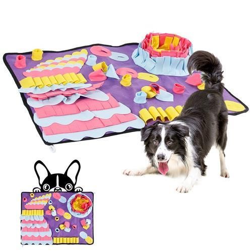 Dogs Snuffle Mat Pet Leak Food Anti Choking Mat Cat Dog Training Blanket  Nose Work Toy Pet Slowing Feeding Intelligence Mat