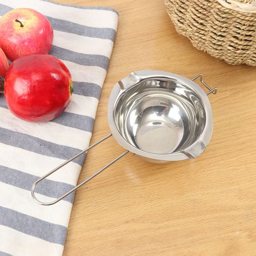 Generic Stainless Steel Chocolate Butter Melting Pot Pan Kitchen Milk Bowl Double  Boiler For Melting Chocolate, Butter, Candy And Making 400ml Double Boiler  Pot