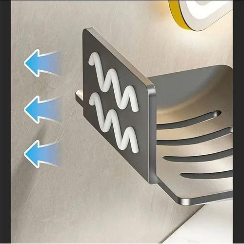 product_image_name-Generic-MULTIFUNCTIONAL WALL GLUED MOUNTED SOAP HOLDER-5