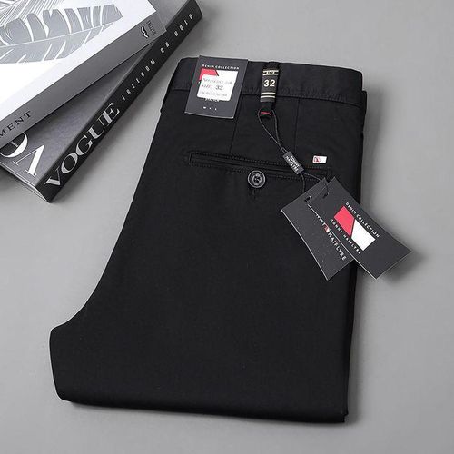 Fashion HIGH QUALITY Chinos Trousers- Black