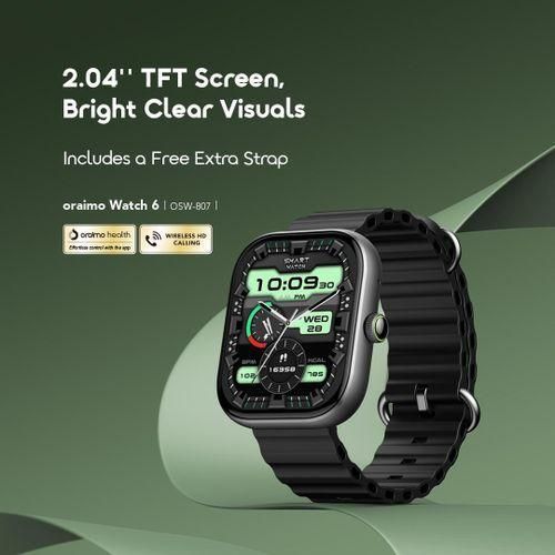 Oraimo Watch 6 2.04'' TFT Full Touch Color Screen Smart Watch - image 2