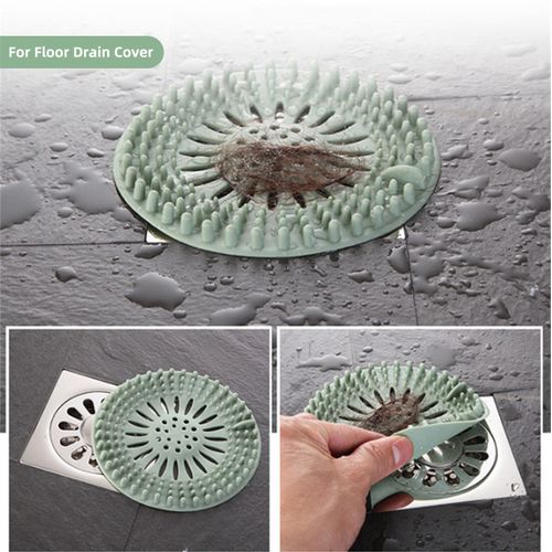 Drain Hair Catcher,Anti-Blocking Hair Catcher Drain Cover,Drain Hair  Catcher Silicon,Silicone Hair Stopper,Shower Hair Drain Catcher,Hair Drain  Cover