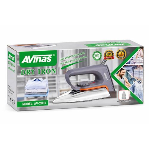 Avinas 1800W Heavy Duty Dry Iron | Model: AV-2007