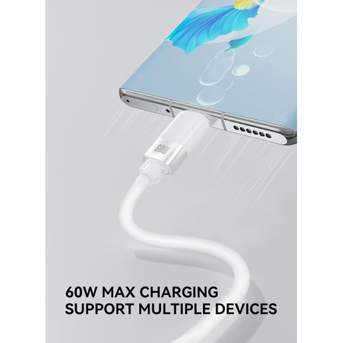 FOOMEE USB C to USB C Data Cable, 1.2M Soft Skin-friendly Silicone Material,60W Max Output - image 3