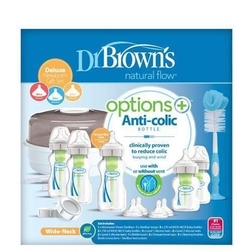 Dr Brown'S Natural Flow Option+ Anticolic Deluxe Feeding Gift Set - image 4