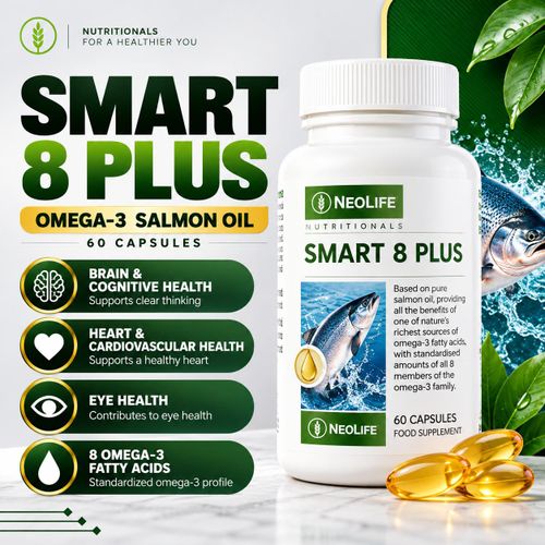 Neo Smart 8 Plus Omega-3 Salmon Oil Capsules – 60 Capsules