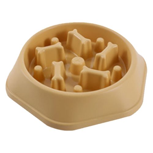 Pet Dog Feeding Food Bowls Puppy Slow Eating