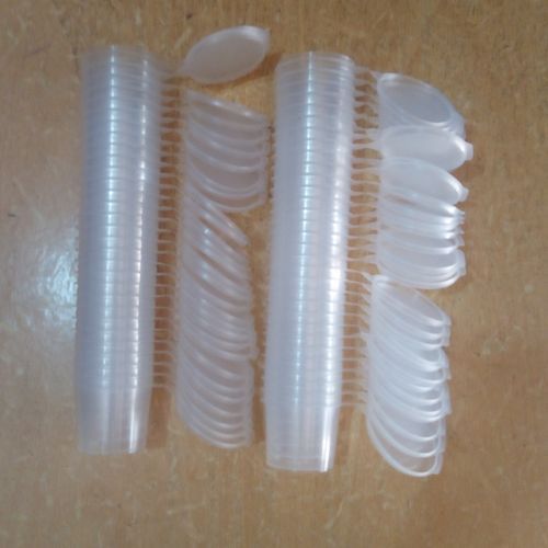 100Pcs Small Plastic Sauce Cups Food Storage Containers Clear