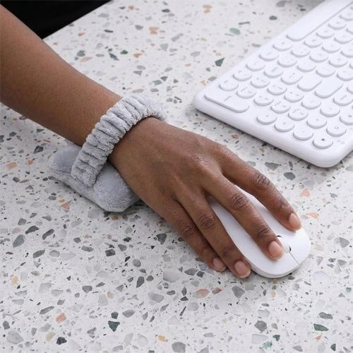 ShebSheb 1 Pc Wearable Wrist Rest Pad Keyboard Mouse Soft Plush Ergonomic - image 2