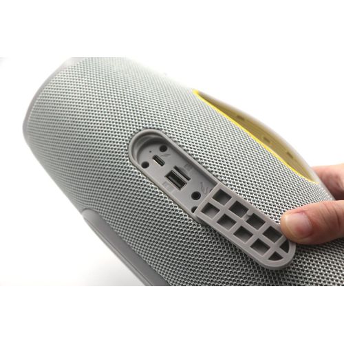 product_image_name-T&G-T&G-437 Blue Tooth Waterproof Portable Speakers With LED Light BT Stereo Bass Woofer (GREY)-2