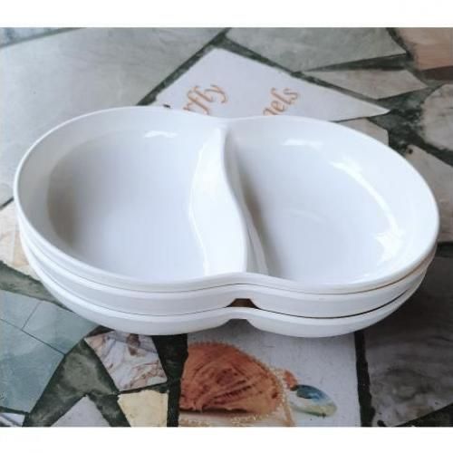 product_image_name-Generic-2 Compartment Unbreakable Ceramic Plates - 3pcs-3