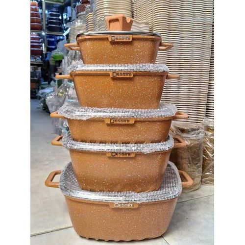 product_image_name-Generic-5PCS Set Diecast Non-Stick Pots-Granite-1