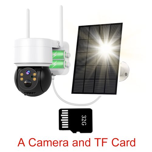 4G Solar PTZ Security Camera -Low power IP CCTV outdoor Cam